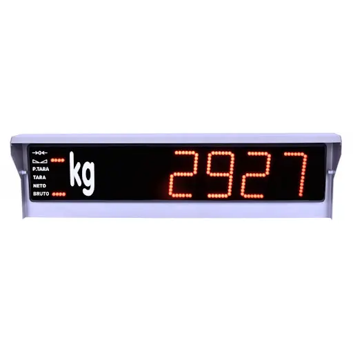 Display RS232 DL100 t.b.v. Weegbrug