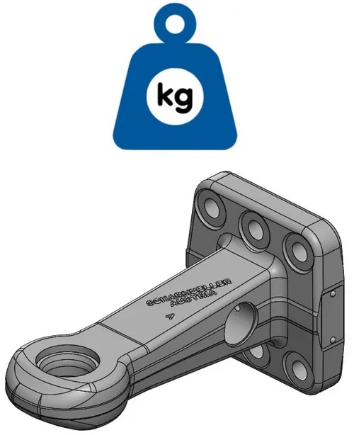 Weegtrekoog D40 110x100 M16 TCE